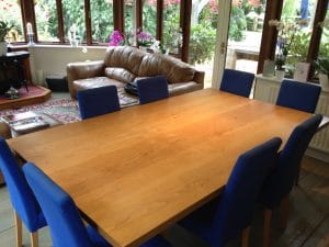bespoke interior furniture table and chairs