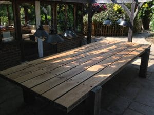 outdoor tables bespoke exterior garden furniture