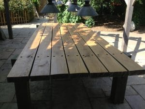 outdoor tables bespoke garden furniture