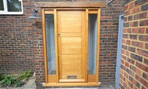 custom joinery wooden door