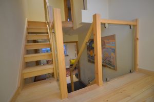 Handmade pine staircase chichester