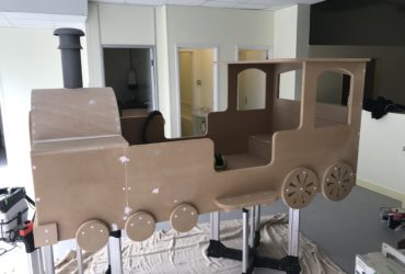 Phase 1 custom wooden train