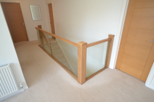 oak and glass staircase renovation 2