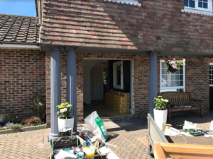 Oak Front Door Selsey Before