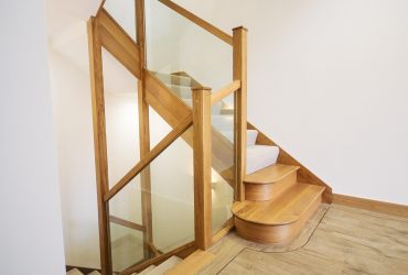 JLA Glass & Oak Staircase