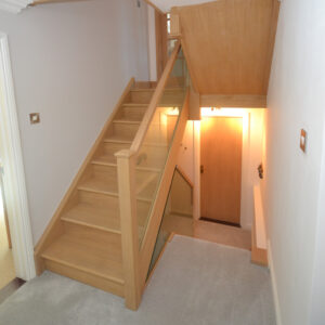 Triple Oak Staircase