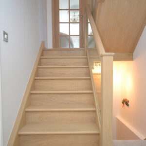 Triple Oak Staircase