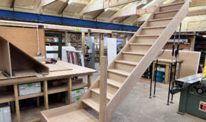 creating stairs in workshop